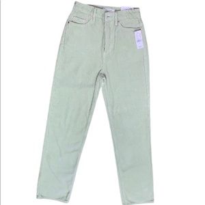 GREEN CORDUROY PANTS FROM PACSUN. HIGH WAIST